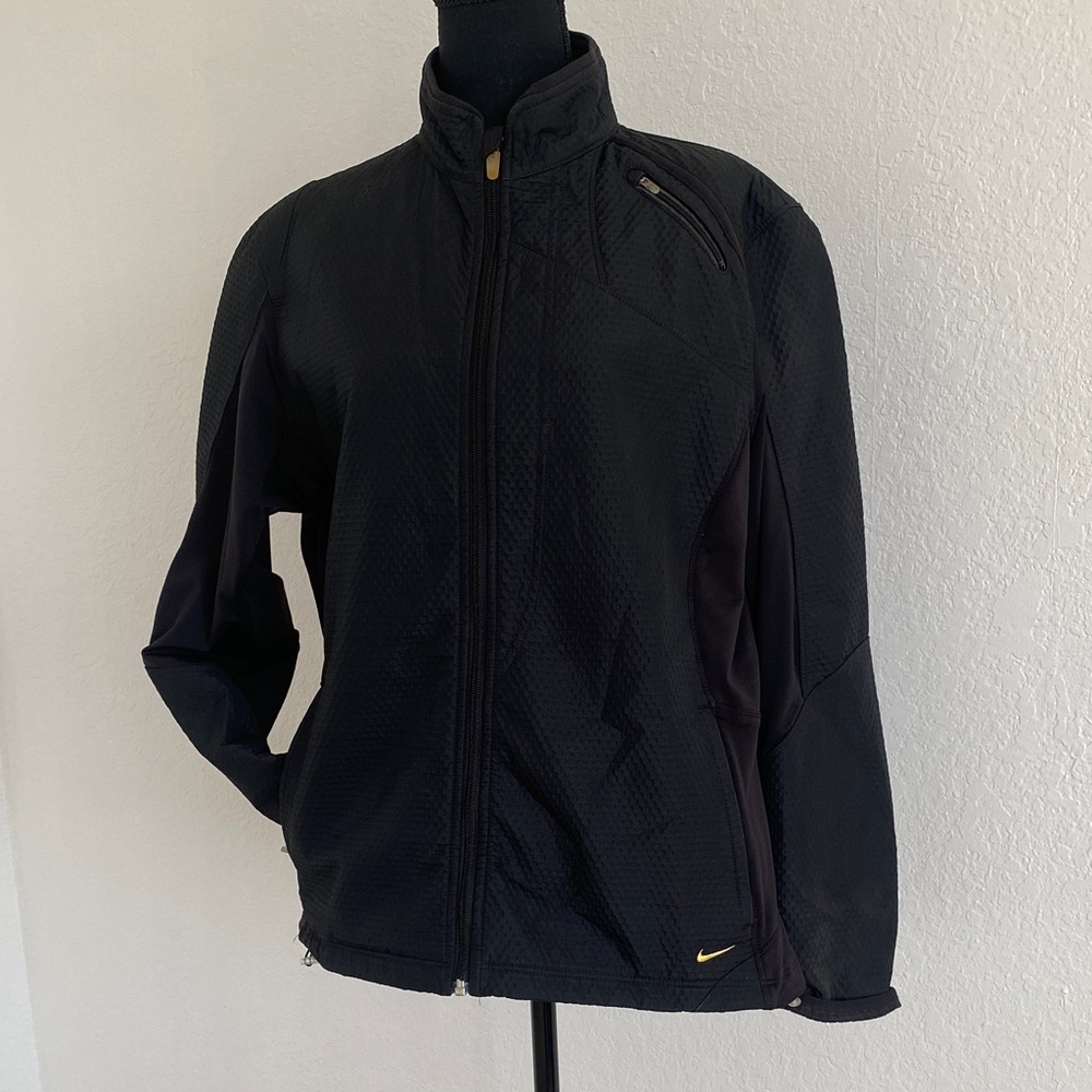 Nike Women's Black and Gold Utility Jacket